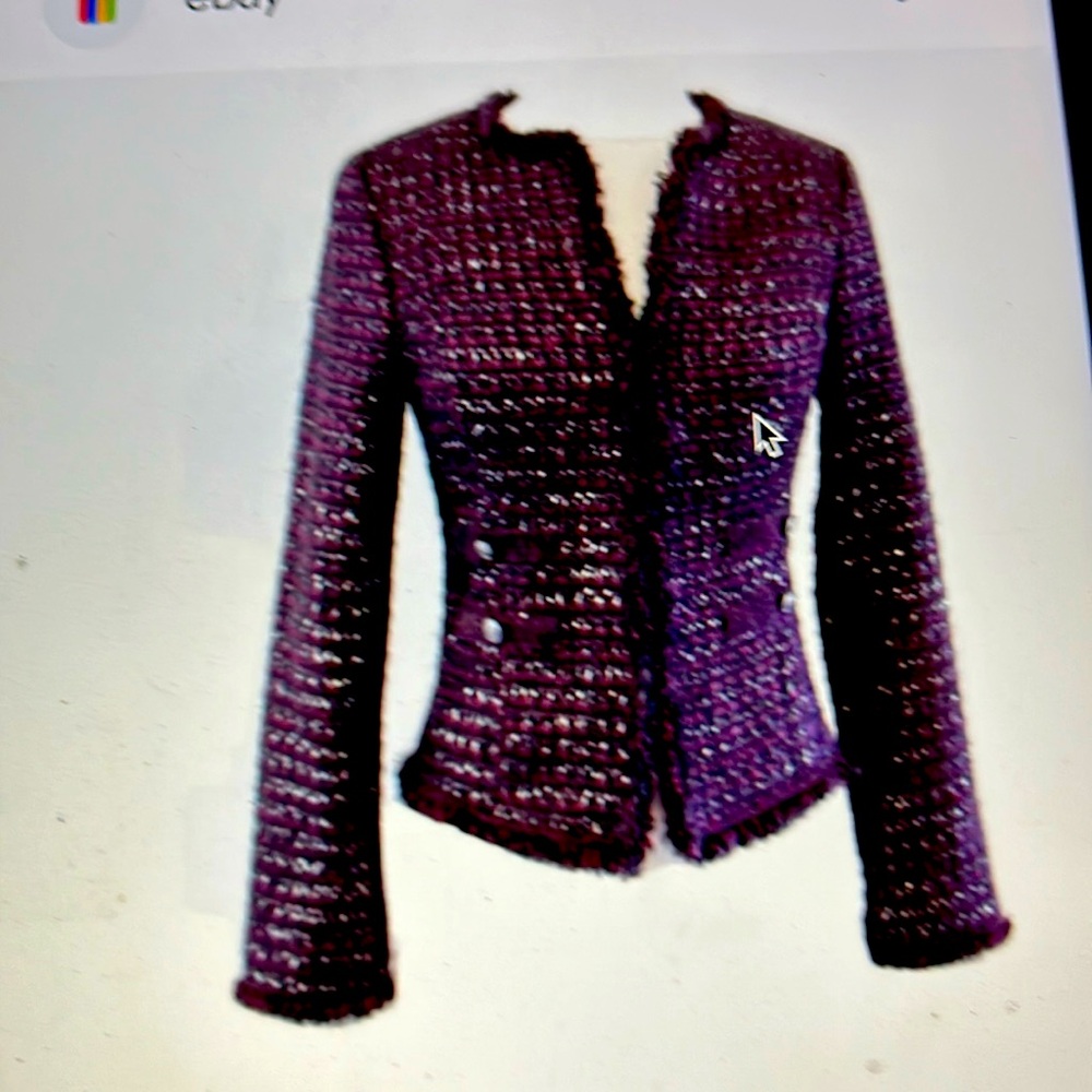 White House Black Market sequin blazer